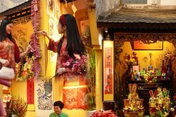 Chạm vào ký ức Tết xưa ở Hoàng thành Thăng Long