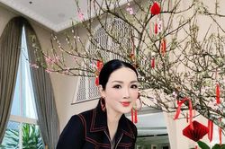 Hoa hậu '34 năm không có người kế vị' trang hoàng biệt thự 1.000m2 đón tết Bính Ngọ