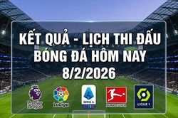 Kết quả, lịch thi đấu bóng đá hôm nay 8/2/2026: MU quật ngã Tottenham