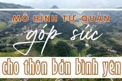 Mô hình tự quản góp sức cho thôn bản bình yên
