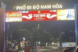 Hưng Yên mở tuyến phố đi bộ Nam Hòa