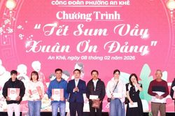 Trao hơn 1.000 suất quà dịp Tết nguyên đán cho đoàn viên, hội viên phường An Khê
