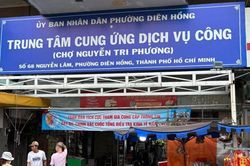 Vì sao Trung tâm dịch vụ công phường chung bảng chợ Nguyễn Tri Phương, TP.HCM?