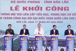 Tổng Bí thư Tô Lâm dự khởi công trường phổ thông nội trú tại xã Ea Rốk (Đắk Lắk)