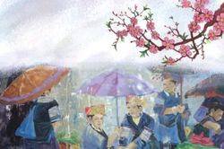 Phiên chợ ngày xuân