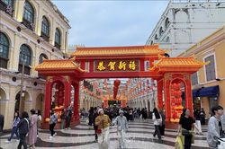 Không khí Tết Nguyên đán tại Macau