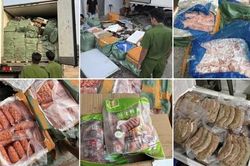 Công an TPHCM chặn kịp thời gần 30 tấn thực phẩm 'bẩn' trước khi bán ra thị trường dịp Tết