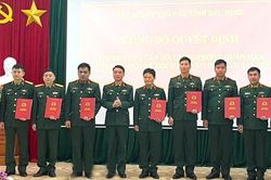 Bắc Ninh công bố quyết định tuyển dụng, phong quân hàm cho 241 cán bộ, quân nhân chuyên nghiệp