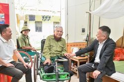 Xuân ấm ở Trung tâm Điều dưỡng thương binh