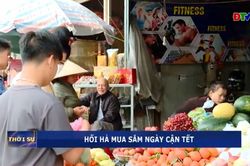 Hối hả mua sắm ngày cận Tết