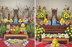 Mẹ đảm Hà Nội gây sốt mạng với 'nhật ký' những mâm lễ cúng 365 ngày qua