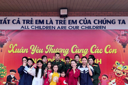 Xuân sẻ chia ở Làng trẻ em SOS Vinh