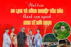 Phát triển du lịch và công nghiệp văn hóa thành cụm ngành kinh tế mũi nhọn