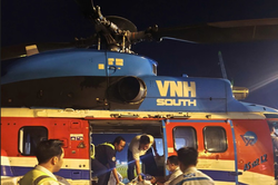 Công ty Trực thăng miền Nam (Binh đoàn 18) nhận thư cảm ơn vì chuyến bay cứu người