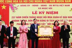 Ngọc Hồi kỷ niệm 237 năm Chiến thắng mùa Xuân Kỷ Dậu