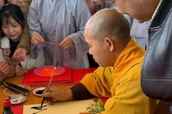 Chùa Tân Kỳ tổ chức cầu nguyện quốc thái dân an – khai bút đầu Xuân Bính Ngọ
