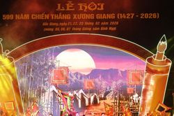 Bắc Ninh khai mạc lễ hội kỷ niệm 599 năm chiến thắng Xương Giang