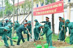 Bộ Chỉ huy Quân sự tỉnh phát động Tết trồng cây đời đời nhớ ơn Bác Hồ Xuân Bính Ngọ 2026