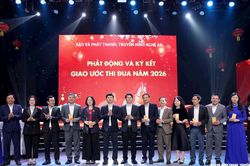 Báo và phát thanh, truyền hình Nghệ An gặp mặt đầu Xuân Bính Ngọ 2026