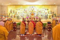 Khai đàn Pháp hội Dược Sư cầu quốc thái dân an đầu Xuân Bính Ngọ (2026) tại Việt Nam Quốc Tự