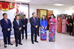Tổng Bí thư Tô Lâm chúc Tết Thông tấn xã Việt Nam