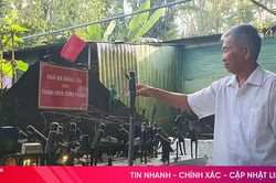 Cụ ông 83 tuổi sáng chế 'guồng nước con rối' kể chuyện Ngã ba Đồng Lộc