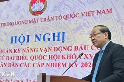 Tập huấn kỹ năng vận động bầu cử cho người ứng cử