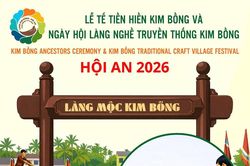 Các hoạt động đặc sắc sẽ diễn ra tại Ngày hội làng mộc Kim Bồng-Hội An 2026