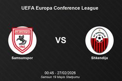 Nhận định Samsunspor vs Shkendija - UEFA Europa Conference League