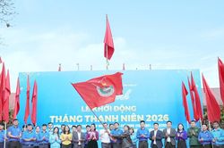 Dấu ấn lễ khởi động Tháng Thanh niên 2026 tại Nghệ An