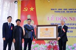 Ninh Bình: Đình Vị Khê đón nhận Bằng Di tích lịch sử quốc gia