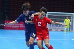 Tuyển futsal nữ Việt Nam thua Thái Lan, tranh hạng ba với Indonesia