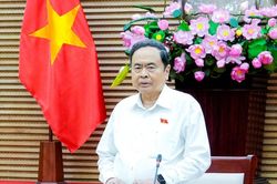 Chủ tịch Quốc hội Trần Thanh Mẫn đánh giá cao công tác chuẩn bị bầu cử của tỉnh Nghệ An
