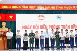 Gần 1,9 tỷ đồng chăm lo an sinh tại Ngày hội Biên phòng toàn dân