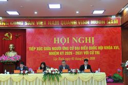 Chủ nhiệm Ủy ban Kiểm tra Trung ương tiếp xúc cử tri vận động bầu cử tại Lạng Sơn