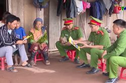 Xã Nà Bủng đảm bảo an ninh trật tự cho bầu cử