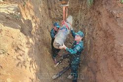 Nghệ An hủy nổ thành công quả bom nặng 350kg còn sót lại sau chiến tranh