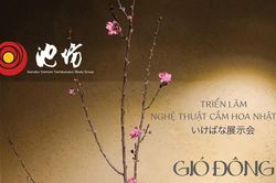 Triển lãm 'Gió Đông': Không gian hoa đạo Nhật giữa lòng Hà Nội