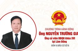Chương trình hành động của ông Nguyễn Trường Giang, ứng cử viên ĐBQH khóa XVI tại Lâm Đồng