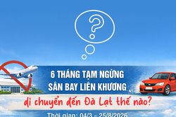 6 tháng tạm ngừng sân bay Liên Khương, di chuyển đến Đà Lạt thế nào?