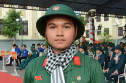 Đảng viên trẻ tỉnh Tây Ninh tình nguyện nhập ngũ