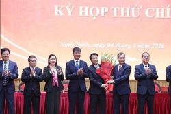 Ông Nguyễn Thanh Bình được bầu giữ chức Chủ tịch Ủy ban nhân dân tỉnh Ninh Bình