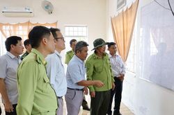 Kiểm tra công tác phòng cháy, chữa cháy rừng tại xã Giang Thành