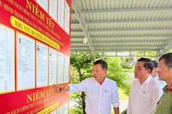 Kiểm tra công tác chuẩn bị bầu cử tại các địa phương