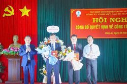 Công ty TNHH MTV Cao su Mang Yang có Tổng Giám đốc mới