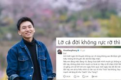 Bạn trẻ hỏi 'Lỡ cả đời không rực rỡ thì sao?', Khoai Lang Thang đáp một câu giản dị