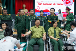 Báo Quân đội nhân dân tổ chức ngày hội hiến máu tình nguyện 'Tháng Ba trao giọt hồng yêu thương'