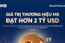 MB đạt giá trị thương hiệu vượt mốc 2 tỷ USD