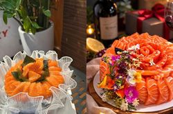 Hà Nội: Độc, lạ những bó hoa 'ăn được' tặng chị em dịp 8/3