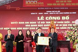 Hà Nội: Lễ hội Tam giáp ở phường Ba Đình là Di sản văn hóa phi vật thể quốc gia